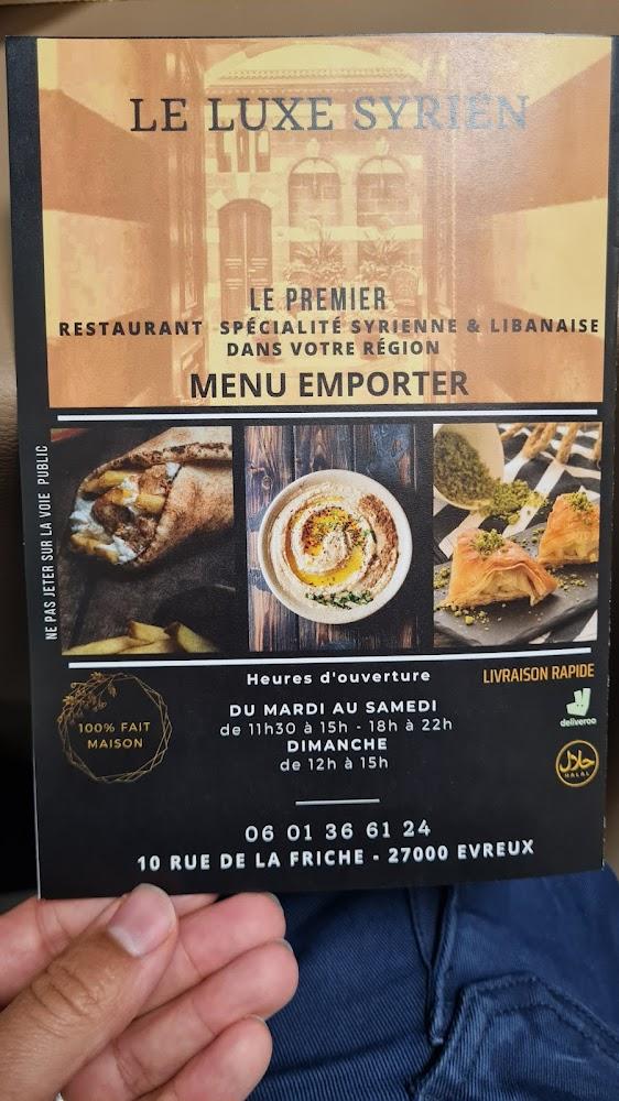 Le luxe syrien - Menu Image 4